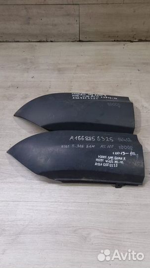 Накладка бампера задняя Mercedes W166 Ml Class С