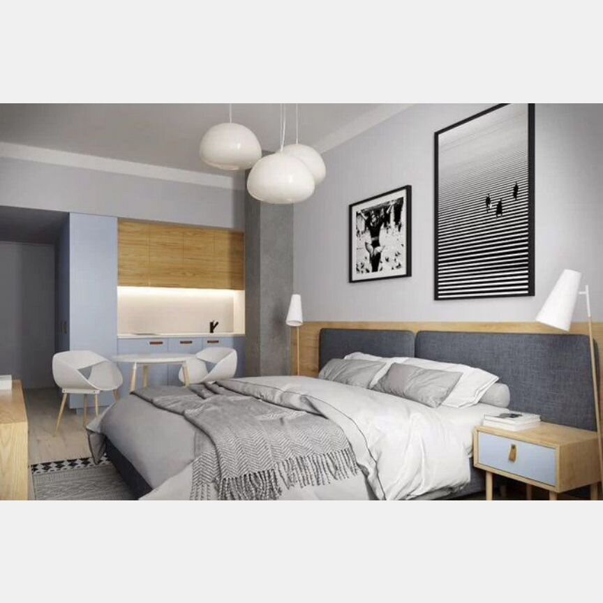 2-к. апартаменты, 50 м², 15/18 эт.