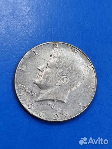 Half dollar серебряная монета