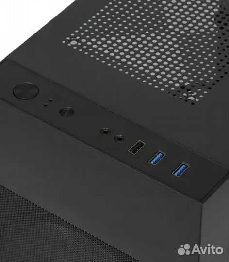 Корпус Aerocool Atomic Lite-G-BK-V2, черный