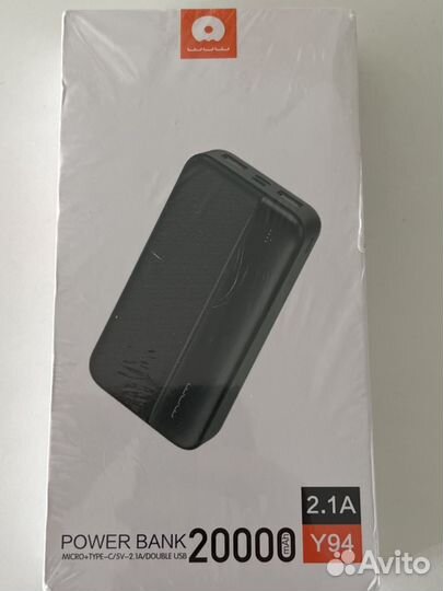 Повербанк 20000 mAh WUW