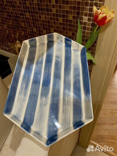 Блюдо большое фарфор. Посуда