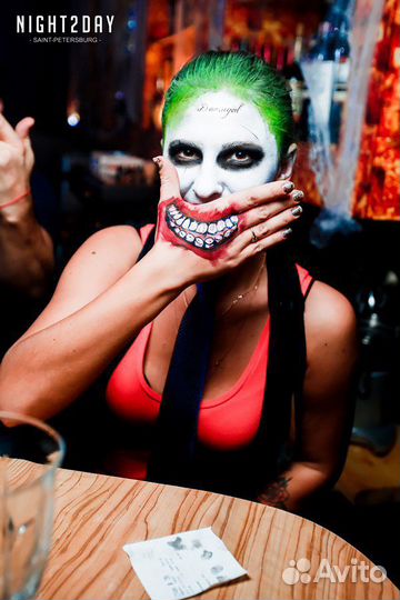 Грим на хэллоуин от профессионального гримера