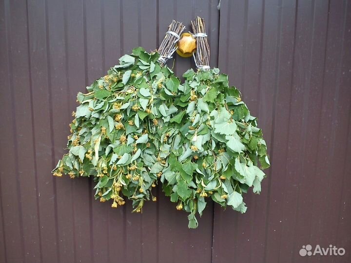 Веники для бани береза, дуб, липа