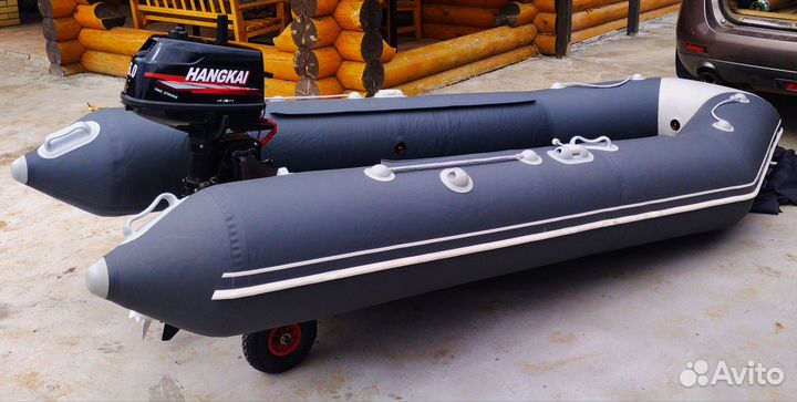 Пвх лодка аква 340 нднд hangkai 6