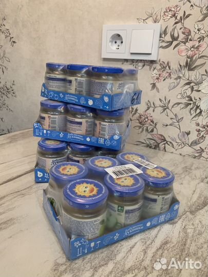 Детское питание / фруктовое пюре / упаковки