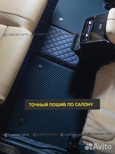3Д 3D коврики из экокожи шьем сами