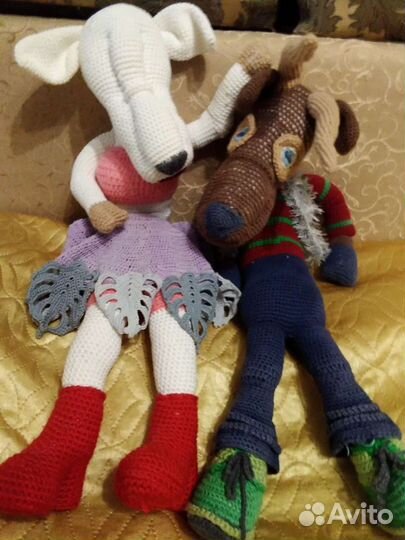 Куклы ручной работы. Коза и козлик 62 см. Мягкая р