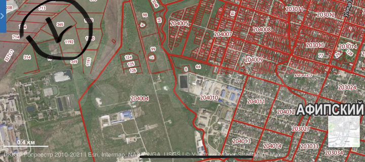 Участок 4,28 га (СНТ, ДНП)