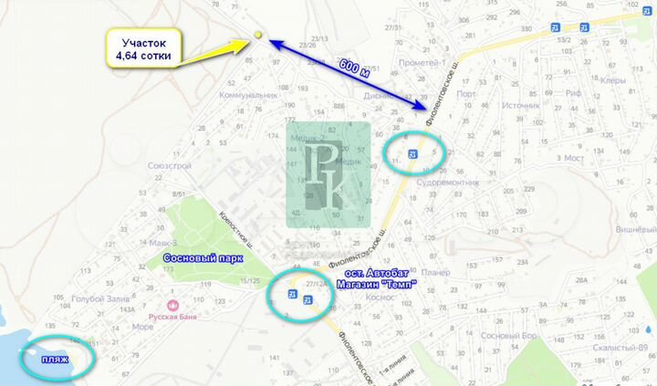 Участок 4,6 сот. (СНТ, ДНП)