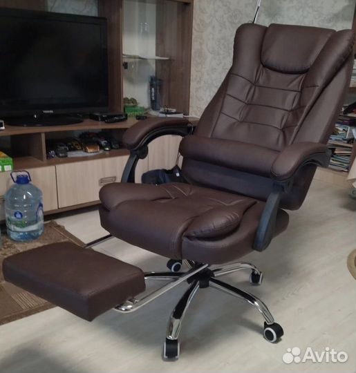 Компьютерное игровое кресло геймерское с массажем