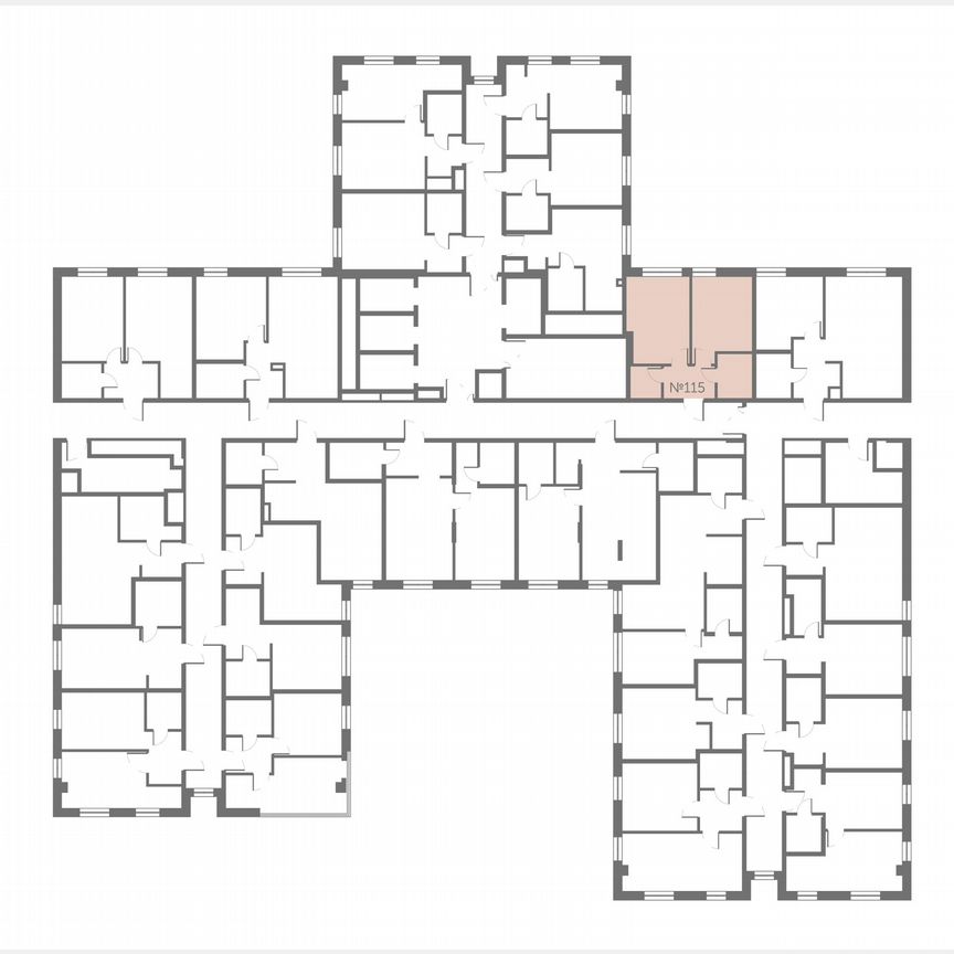 1-к. апартаменты, 34,8 м², 4/13 эт.