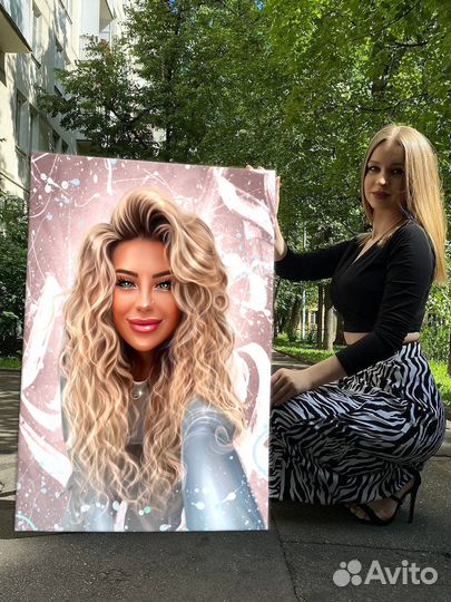 Портрет по фото,картина на холсте