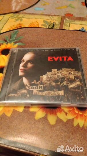 Двойной фирменный cd Evita