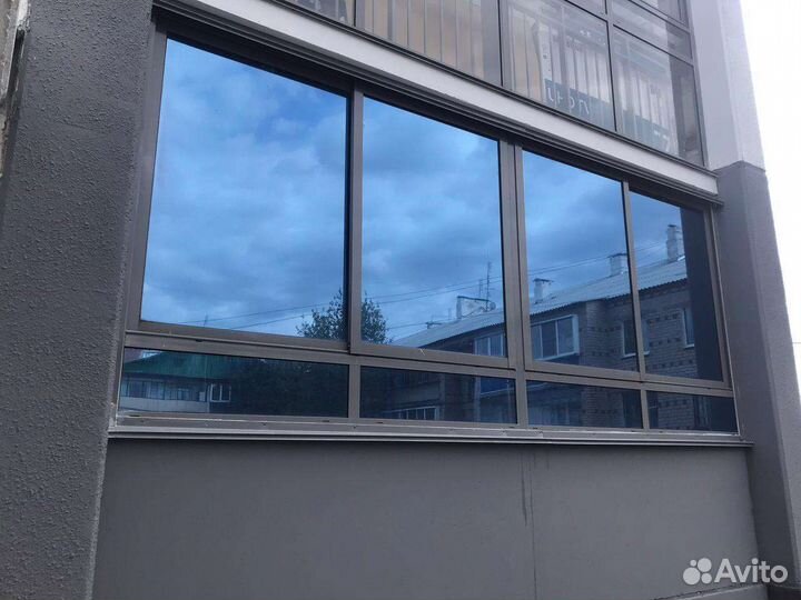 Тонировка тонирование балконов окон Бронирование