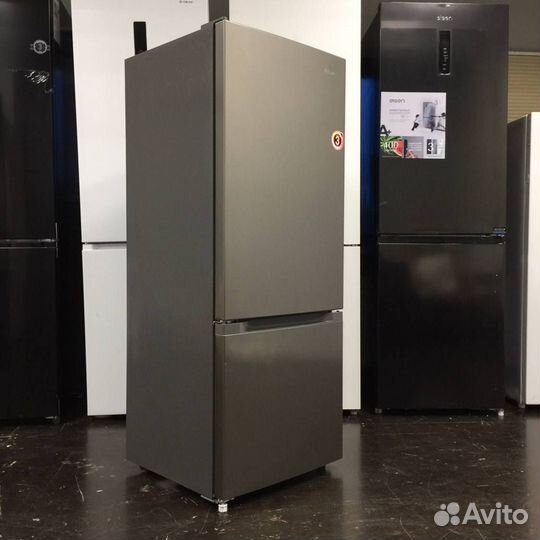 Холодильник dexp серебристый 144 см (Новый)