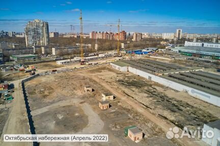 Ход строительства ЖК «Октябрьская набережная» 2 квартал 2022