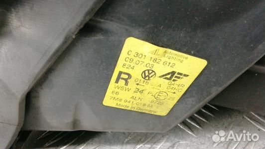 Фара правая seat alhambra 7M (BNI06MU01)