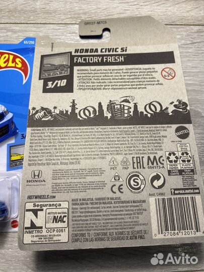 Hot wheels honda civic si