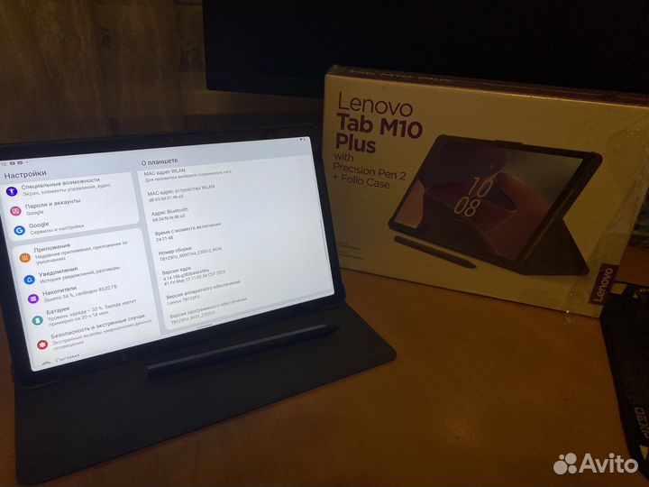 Планшет Lenovo tab m10 plus