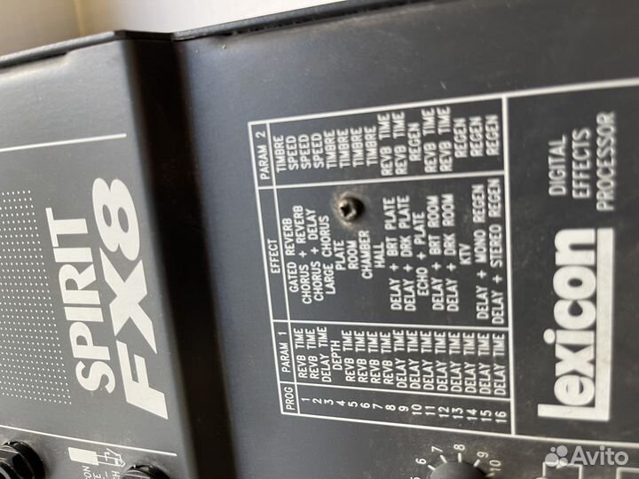 Микшерный пульт soundcraft spirit fx8