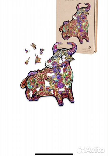 Деревянные пазлы новые