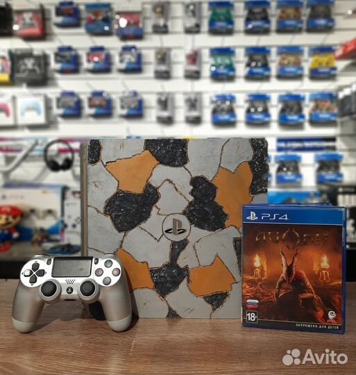 Адский кастом PS4 Slim + игра Agony, ручная работа