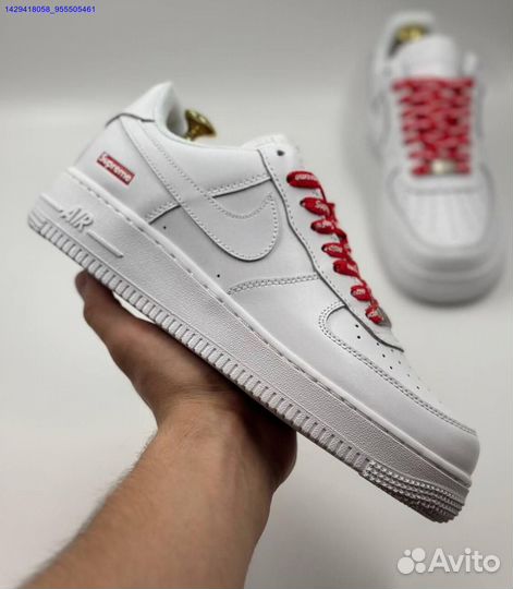 Кроссовки Nike Air Force 1 Low & Supreme (Арт.94554)