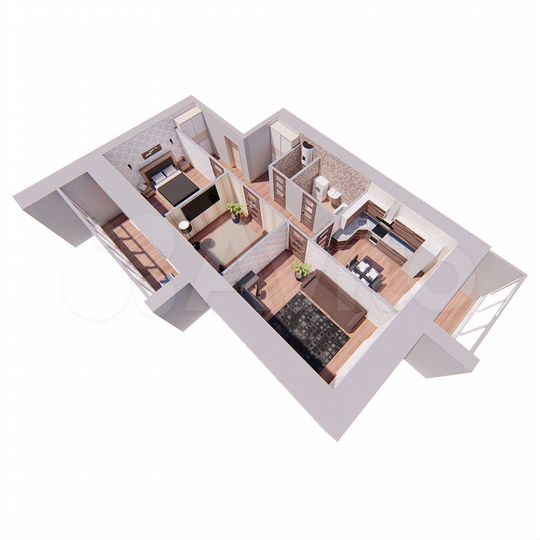 3-к. квартира, 81,9 м², 9/12 эт.