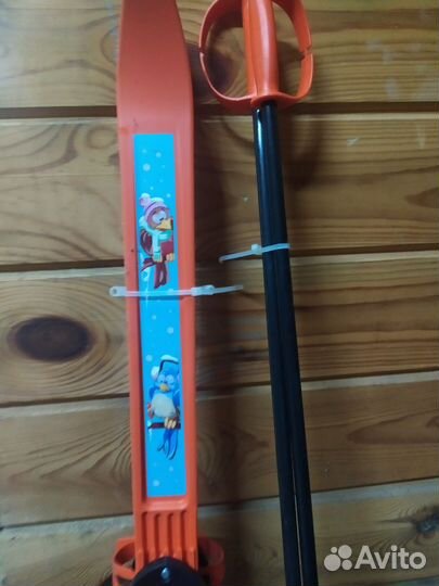 Комплект лыжи +палки