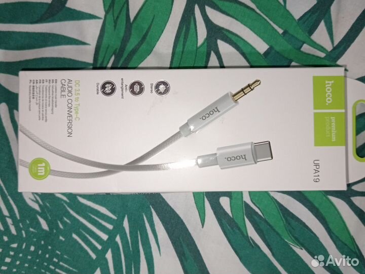 Аудио кабель jack 3.5 для Type-C