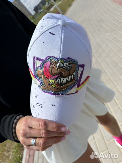 Бейсболка женская с росписью