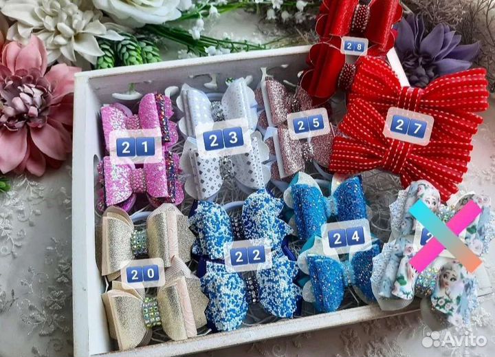Бантики детские набор