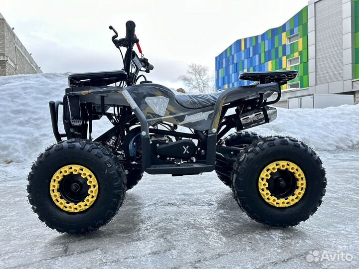 Детский квадроцикл Grizlik Midi PS BW желтый