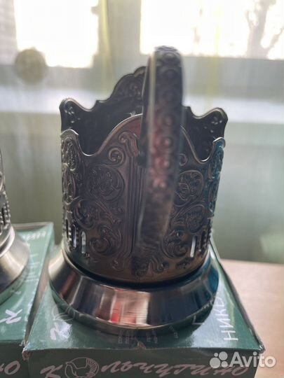 Подстаканник никелированный ржд