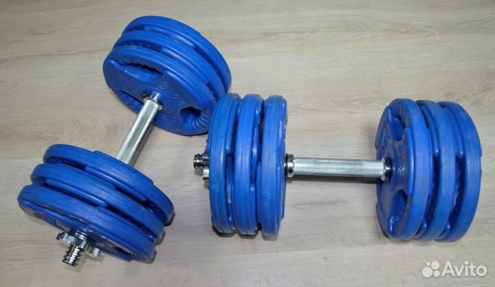 Гантели 2 шт - набор 34 кг