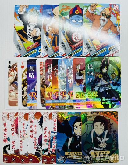 Аниме значки и карточки (продаю все вместе)