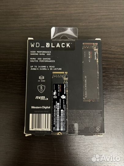 WD black SN750 1TB SSD