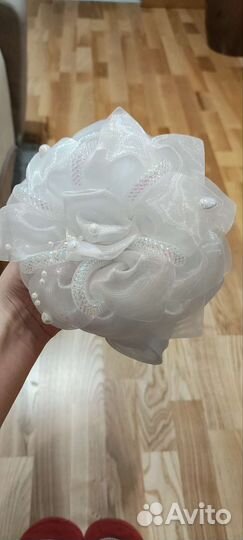 Резинки для волос белые