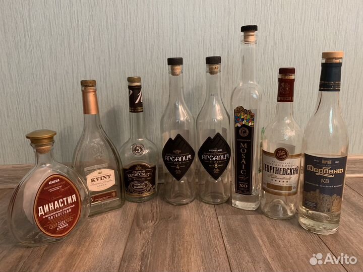 Бутылка из под коньяка