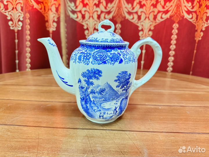 Чайник синий burgenland от villeroy boch