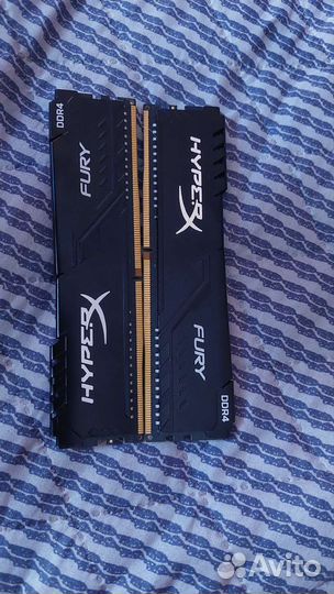 Оперативная память Kingston HyperX fury 8 гбx2