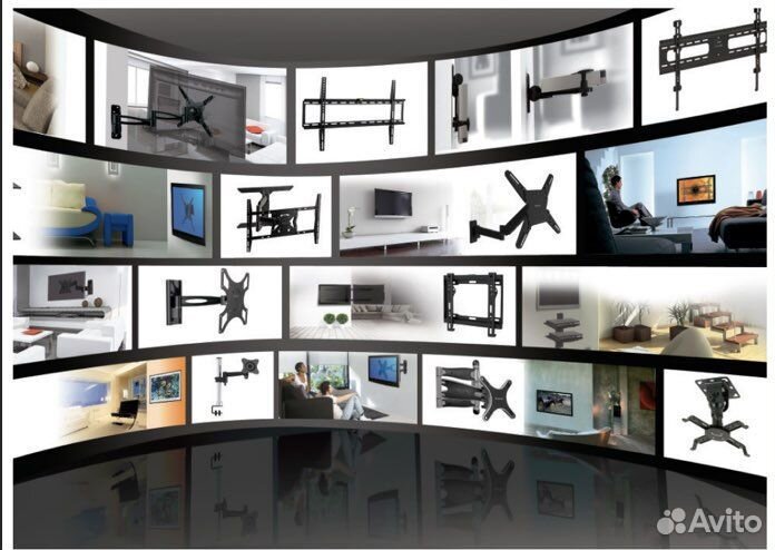 Кронштейны для телевизора Установка