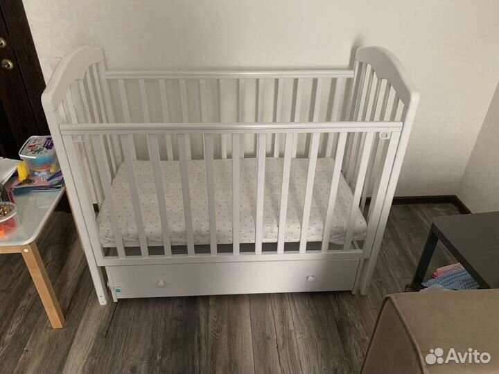 Кровать детская 120 х 60 с маятником