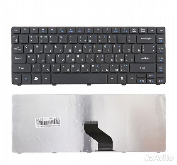 Клавиатура для ноутбука Acer 3810, 3810T, 4810T