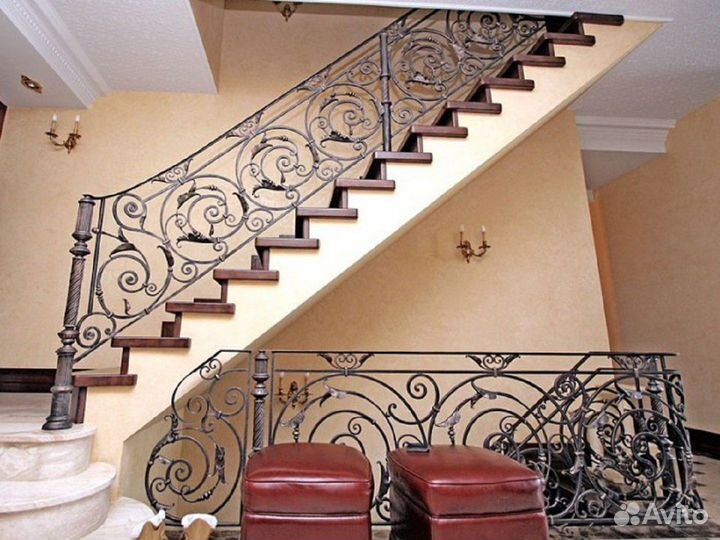 Кованные перила и ограждения на заказ