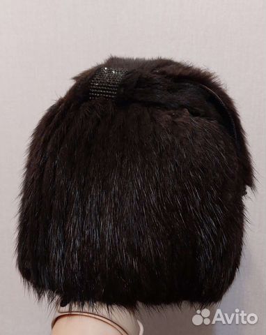 Шапка норковая женская