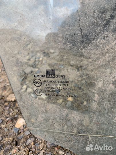 Стекло передней двери chevrolet aveo t250