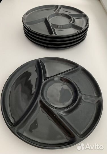 Менажница с Соусником керамика d23 см