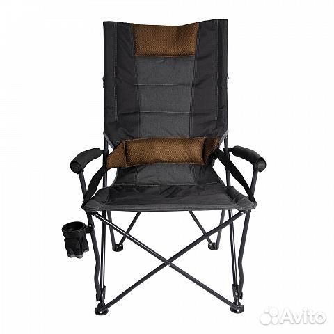 Кресло складное с подлокотниками/подстаканником
